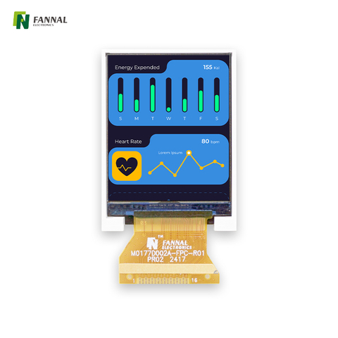 Résolution d'écran TFT de petite taille de 1,77 pouces 128*160