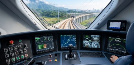 &Eacute;cran tactile industriel pour console de conduite de train &agrave; grande vitesse
