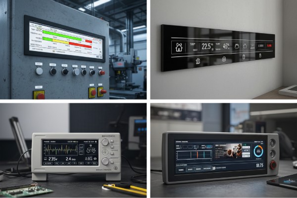 Application de l'&eacute;cran TFT de type barre