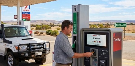 &Eacute;cran tactile pour terminaux de paiement de carburant