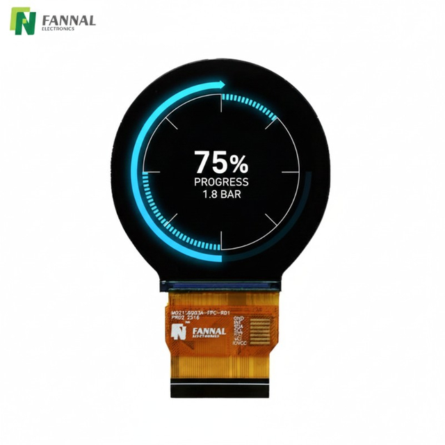 Écran LCD TFT rond de 2,1 pouces 480 × 480 | RVB et SPI