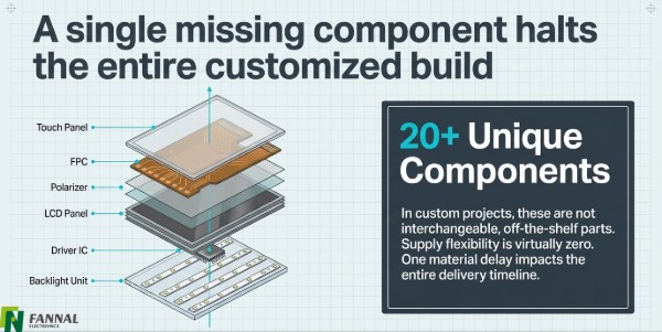 Un seul composant manquant interrompt l
