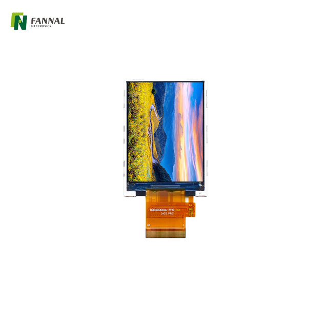 Affichage TFT de 2,4 pouces 550TYP LUMINANCE MCU / GB Interface 24 bits