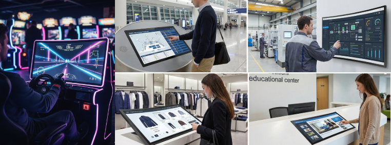 application pour moniteur incurv&eacute;1x