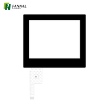  Écran tactile capacitif personnalisé de 3,5 pouces avec verre de capteur en verre de couverture personnalisé et contrôleur tactile