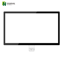 Panneau tactile industriel d'interface d'usb multi-touch de grande taille de structure de G+G de 32'