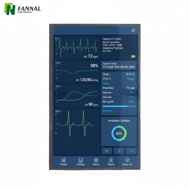 Écran TFT intégré à la cellule de 15,6 pouces | 1200×1920 MIPI | 1000 lentes